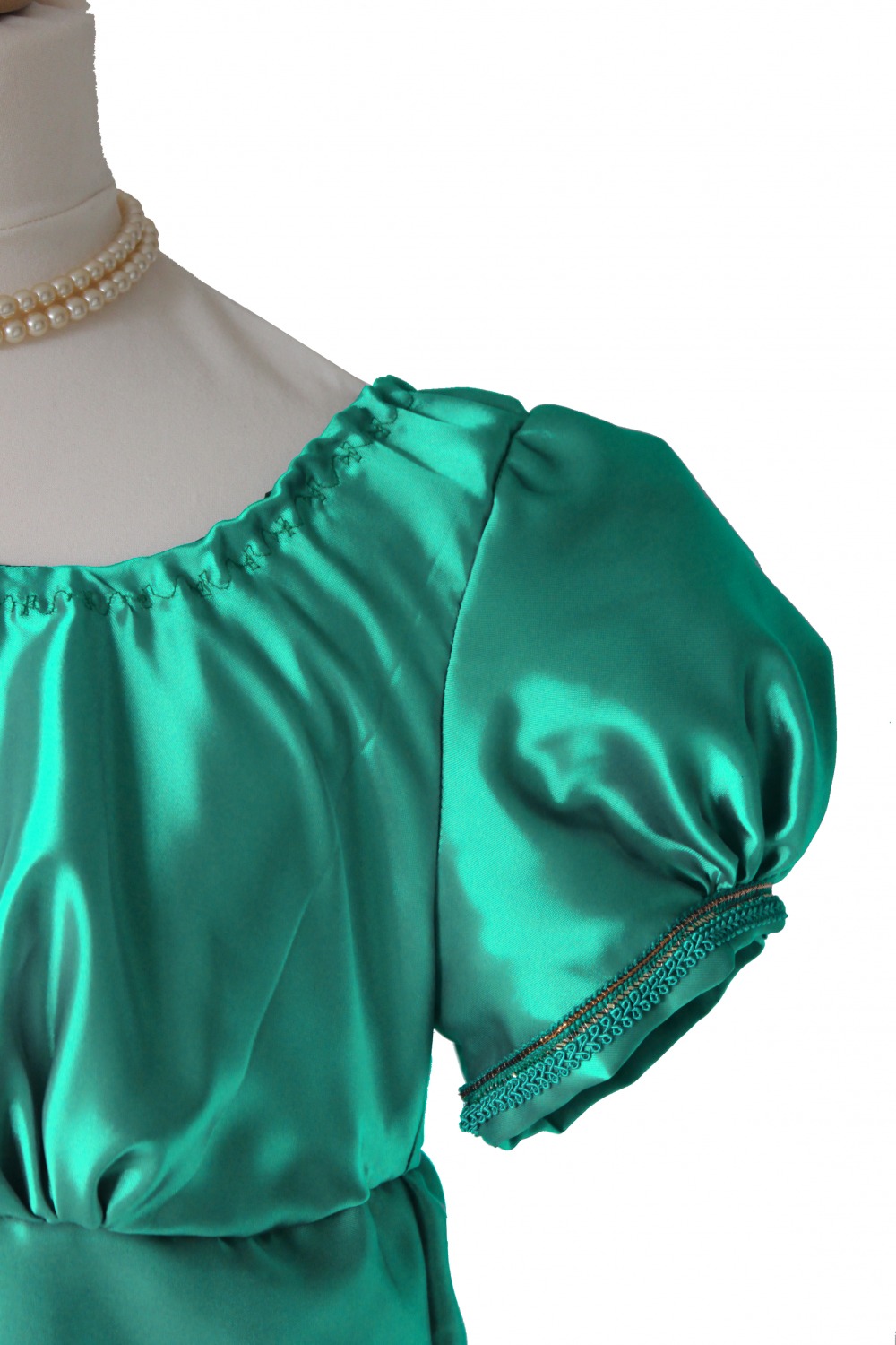 For Sale Ladies Regency Georgian Jane Austen Evening Ballgown Costume Size 10 - 12 UK Ready To Go! Image